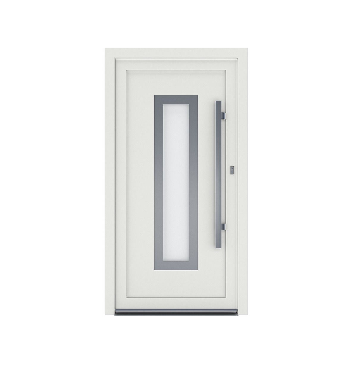Render systemu Drzwi 70 mm